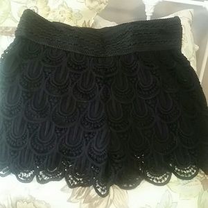Lace Shorts worn twice